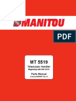 Telescopic Handler Parts Manual: Beginning With S/N 25141