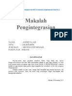 MAKALAH PENGINTEGRASIAN