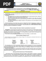 Handout No. in General Chemistry 2