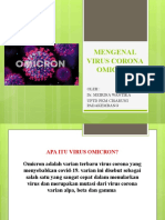 MENGENAL VIRUS CORONA OMICRON OLEH DR MEIRINA