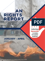 Human Rights Report Jan - April 2022