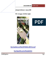 Landscape Architecture Magazines 2009