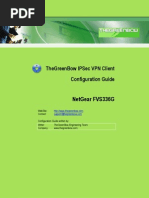 NetGear FVS336G VPN Gateway & GreenBow IPsec VPN Software Configuration