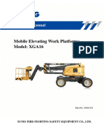 Mobile Elevating Work Platforms Model: XGA16: Maintenance Manual