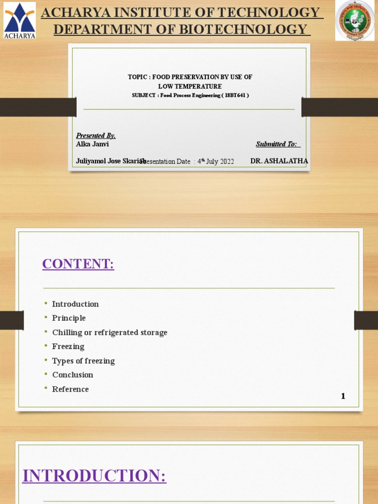 Food Process Engineering PDF Refrigerator Food And Drink