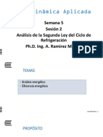 Presentacion Semana 5 - Sesion 2 - Analisis de La 2 Ley Del Ciclo de Refrigeracion