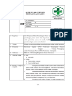 Sop Pelayan Pemulangan Pasien Sip