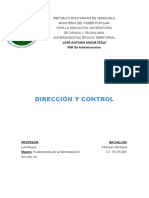 Dirección y Control