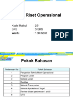 Riset Oprasional 2