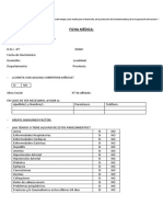 Ficha Médica ALUMNO EXP. 2022