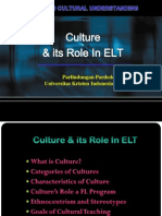 Culture & Its Role in a Foreign Language Program