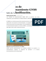Métodos de Posicionamiento GNSS GPS