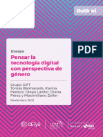 Pensar La Tecnología Digital Con Perspectiva de Género