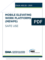Mobile Elevating Work Platforms (Mewps) : Safe Use