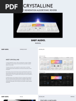 Manual - Crystalline - Baby Audio