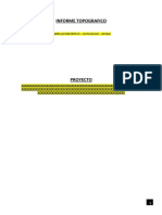 Informe Topografico