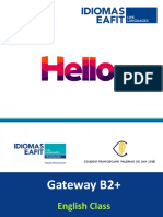 Week 12 - Gateway B2 Plus - D3 (Gerunds and Infinitives)