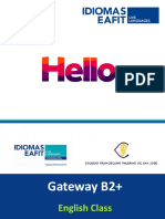 Week 13 - Gateway B2 Plus - D3 (Talking and Reading)