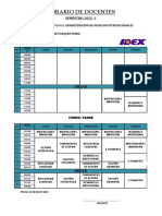 Horario 2022 - COMPLETO