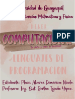 Deber 1 - Computación - Lenguaje de Programación - Leyes Proposicionales