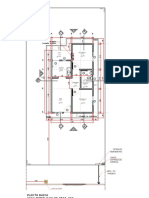 Planta baixa casa modelo com distribuição de ambientes