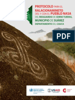 2017 Protocolo de Consulta Pueblo Nasa Cerro Tijeras, Municipio de Suárez, Cauca