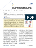 Long-Distance Sequential Charge Separation at Micellar Interface Mediated by Dynamic Charge Transporter: A Magnetic Field E Ffect Study