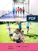 Processos afetivos e aprendizagem