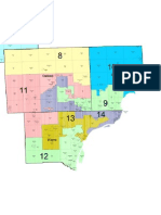 Proposed southeast Michigan congressional districts