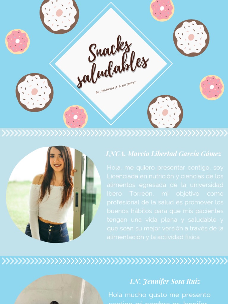 Snacks Saludables Pdf Chocolate Comida Y Bebida