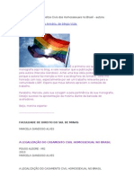 Monografia Sobre Direitos Civis Dos Homossexuais No Brasil