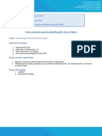 Instrucciones para La Planificación Del Texto Sesión 23 2030822