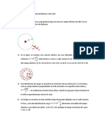 Taller de Ley de Gauss y Potencial Eléctrico