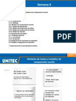 Modelos de textos y composición escrita