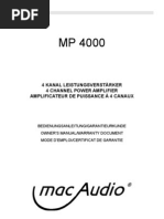 MP 4000 Manual