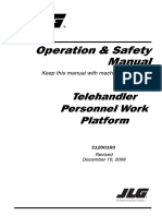 Operation & Safety Manual for Telehandler Personnel Work Platform