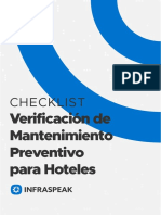 Checklist Mantenimiento Hoteles