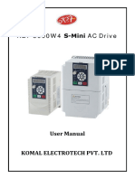 KET-3000W4 S-Mini AC Drive Manual