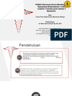 P20002 Abnormal Uterus Bleeding E.C Hiperplasia Endometrium + Kista Ovarium + Anemia Post Tranfusi + Hipertensi