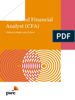 Chartered Financial Analyst (CFA) : Helping Shape Your Future