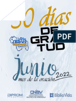 GUÍA DE ORACIÓN - 30 DÍAS DE GRATITUD - JUNIO 2022