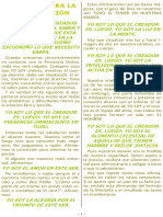 Decretos para la precipitación y afirmaciones del Yo Soy