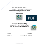 Trabajo Estado Moderno y Capitalismo Financiero