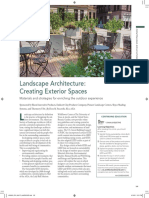 Landscape Architecture: Creating Exterior Spaces: Materials and Strategies For Enriching The Outdoor Experience