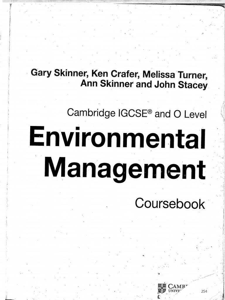 Environmental Management Igcse Book PDF