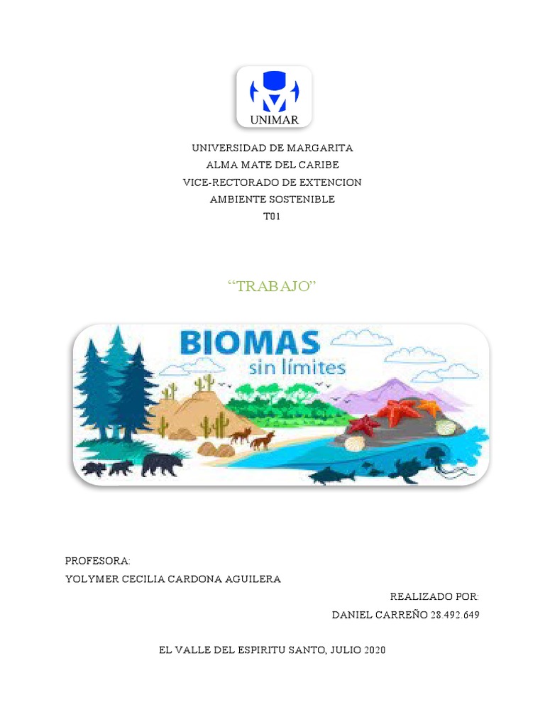 Biomas | PDF | Ciencias de la Tierra | Entorno natural