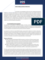 6.1 Formulación de Proyectos