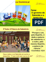 3a Aula - Slides - CRI - O Governo de Salomao e A Igreja Dos Nossos Dias - A Palavra de Sabedoria - Junho 2022