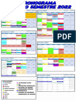 Cronograma Segundo Semetre 2022