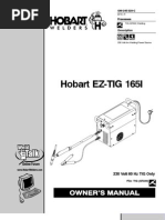 Download Ez-TIG 165i Owners Manual by Hobart Welding Products SN58111724 doc pdf